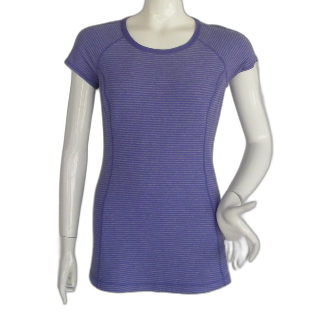 LULULEMON Running Top, 8, Turn Around Short Sleeve, Reversible, Purple